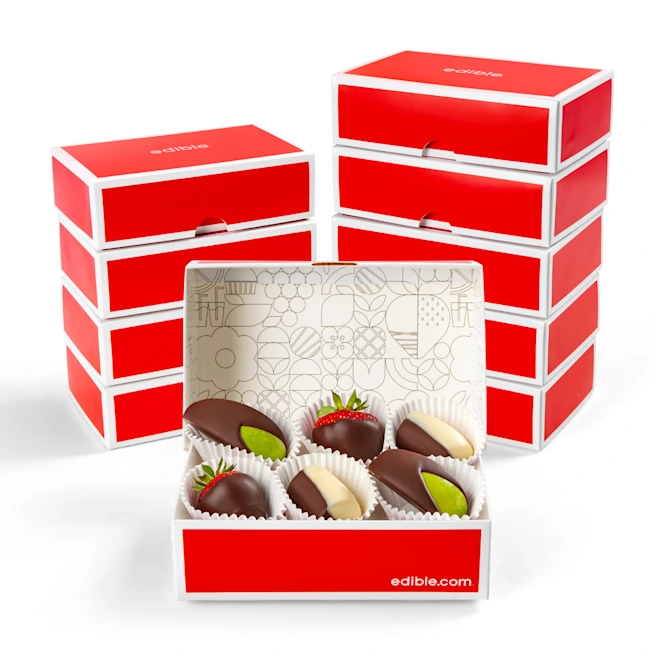 6 Count of Mixed Dipped Fruit™ Gift Set