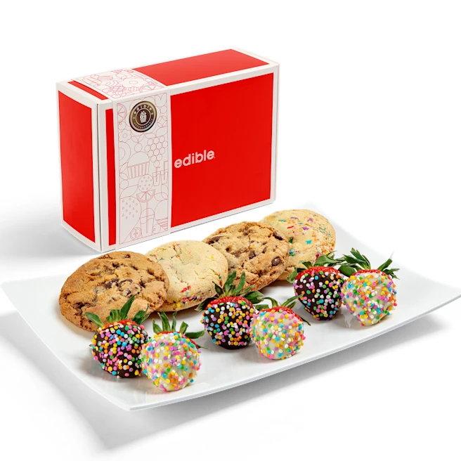 Birthday Cookie & Berry Gift Set