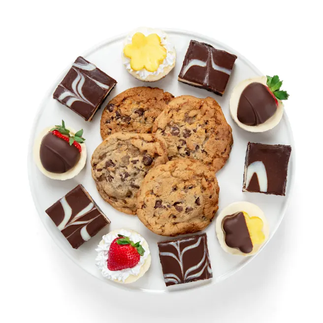 Chocolate, Cheesecake & Cookies Platter