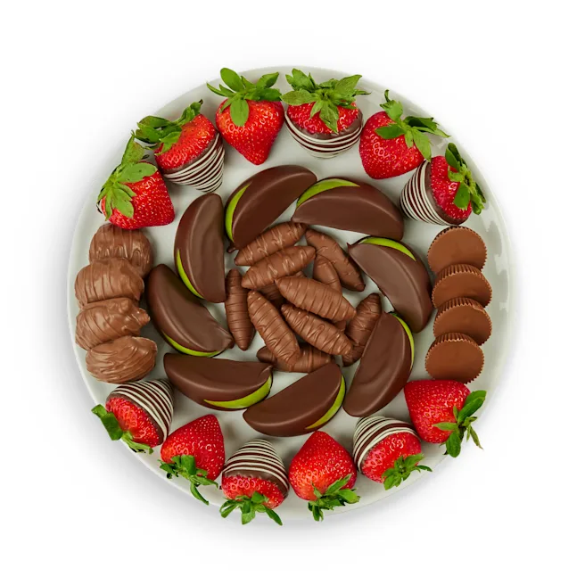 Chocolate-Covered Fruit & Dessert Platter
