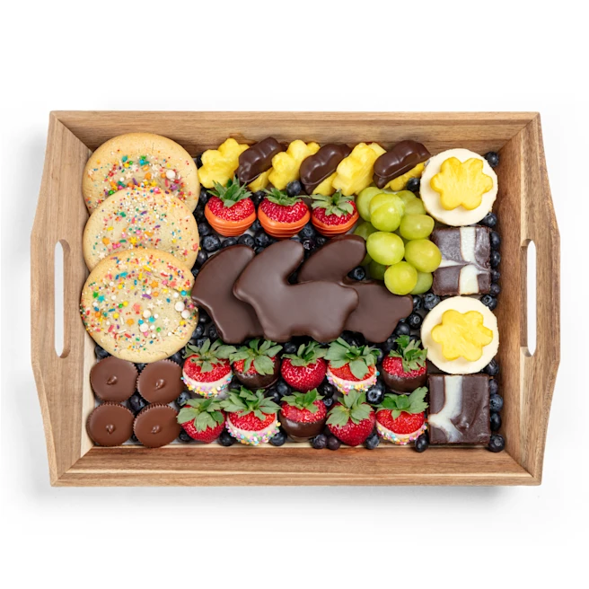 Chocolate Dipped Easter Dessert Board