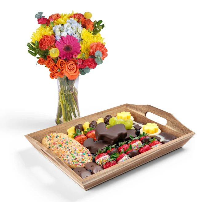 Chocolate-Dipped Easter Dessert Board Gift Set