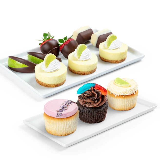 Cupcake, Key Lime, & Dipped Fruit Joy Box