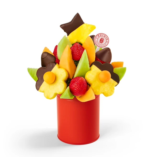 Delicious Daisy®<br> Dipped Strawberries & Pineapple