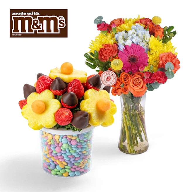 Flowers For You Gift Set With M&M'S®