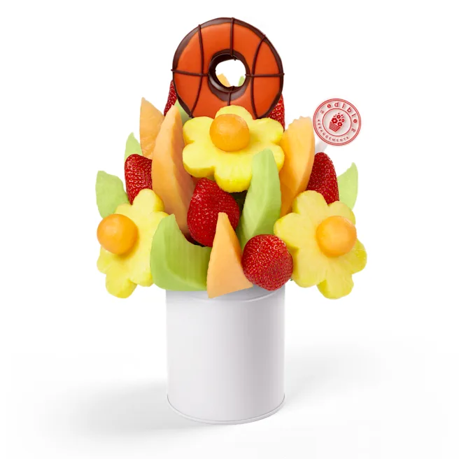 Game Day Delight - Basketball Edible® Apple Donut
