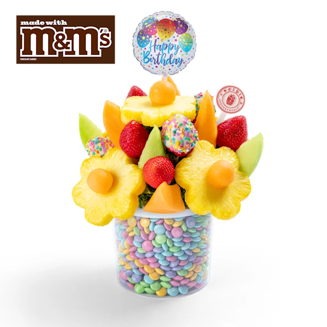 Happy Birthday Berries Arrangement With M&M'S®