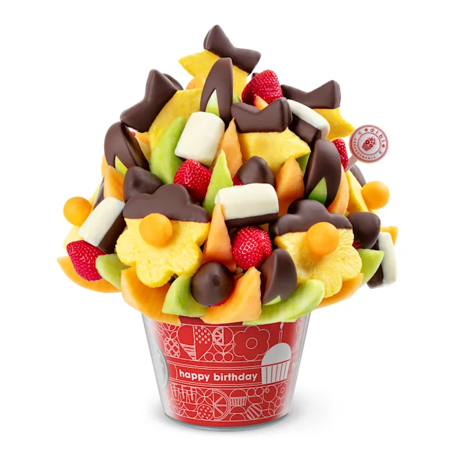 Happy Birthday Delicious Celebration® - Dipped Fruit Delight
