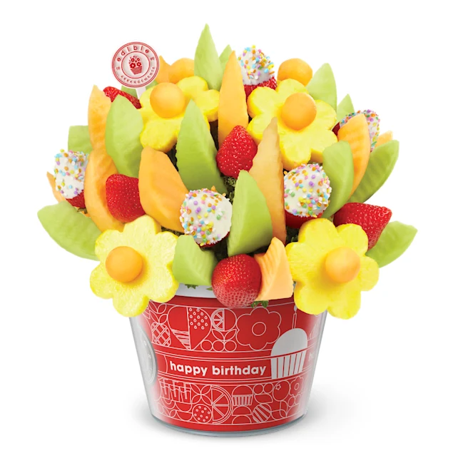 Happy Birthday Delicious Fruit Design® with Confetti Berries