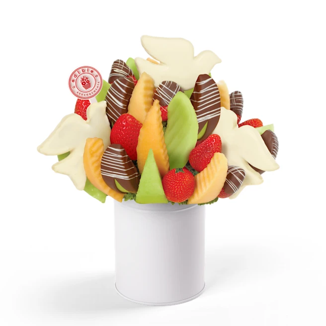 Peace & Doves Daisy<br>Swizzle Berries® & Apples