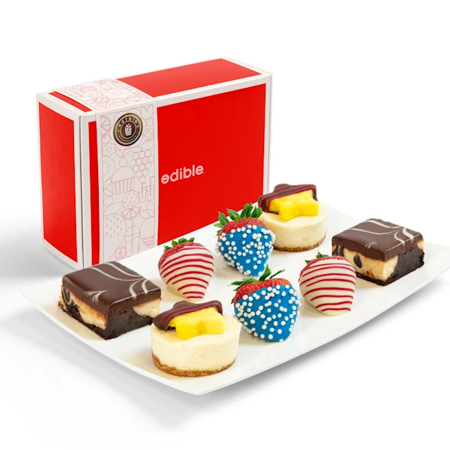 Stars & Stripes Berry Dessert Box