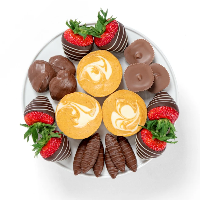 Treats & Pumpkin Cheesecake Platter