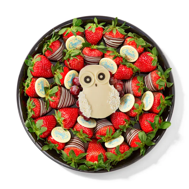 Whooo's Celebrating Graduation Fruit Platter