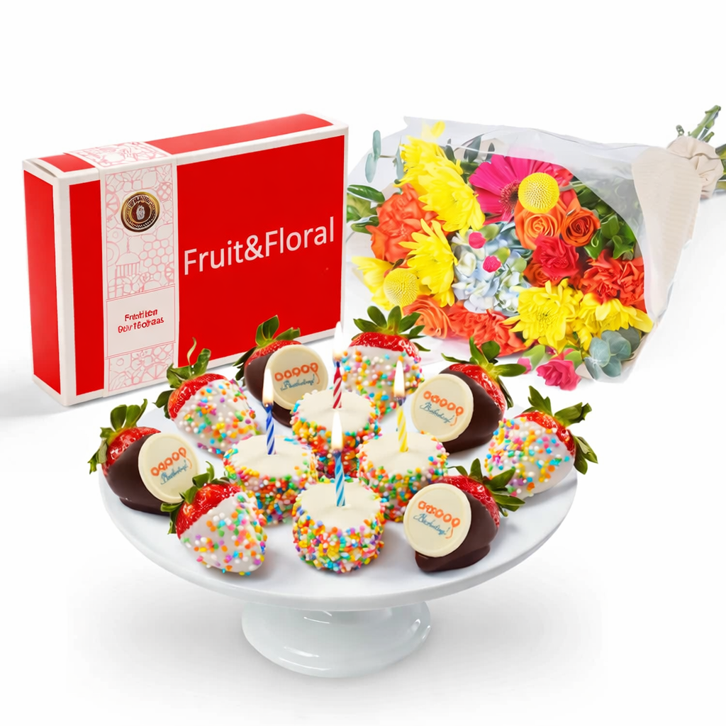 The Perfect Birthday Dipped Berry Gift Set