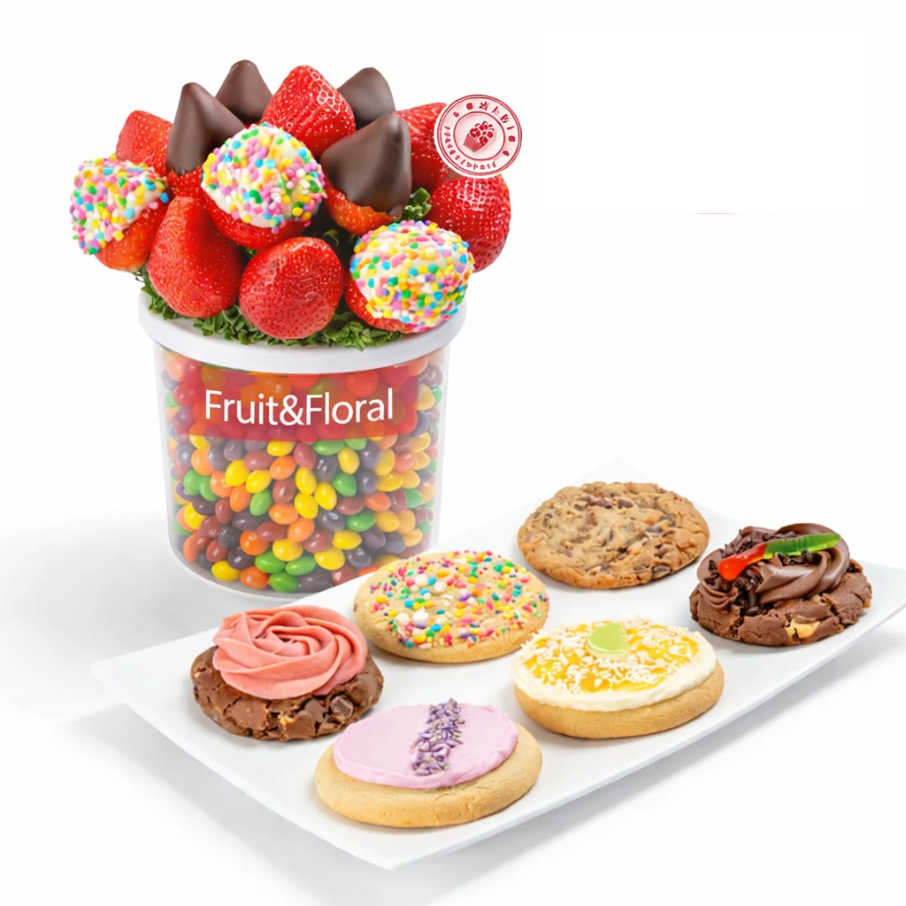 The Crowd Pleaser Cookie Gift Set With SKITTLES®